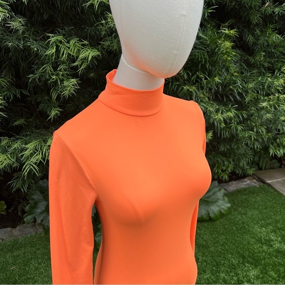 BERSHKA Neon Orange Bodysuit - Picture 3 of 8